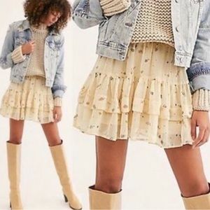 Free people floral skirt